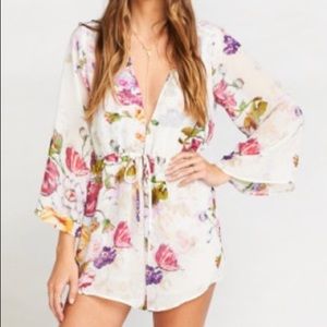 NWOT Show Me Your Mumu Roxy Romper ~ in Best Friend Floral
